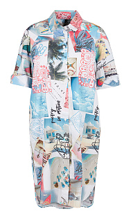 Платье с принтом Marc Cain, WS21.34W82/238-E, тема Summer pics, сезон Весна-Лето 2024