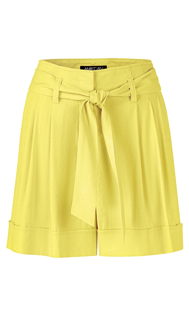 Шорты из льна