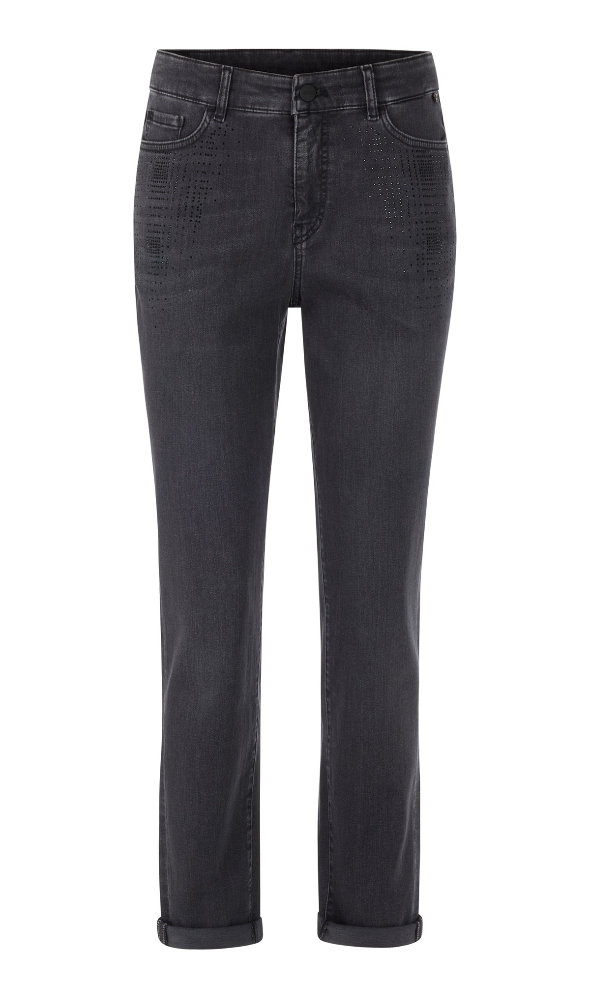 Джинсы со стразами