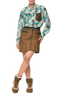 Блуза с принтом