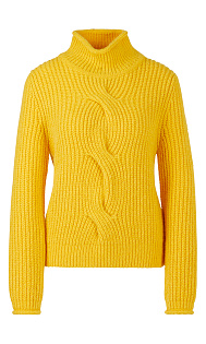 Пуловер крупной вязки Marc Cain, TC41.61M47/436-E, тема Golden Times, сезон Осень-Зима 2022