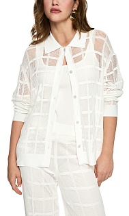 Кардиган с ажурным узором