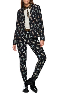 Пиджак с принтом