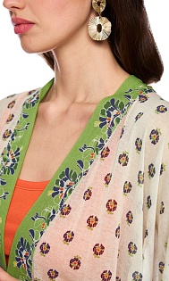 Накидка с принтом