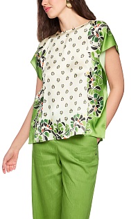 Блуза с принтом