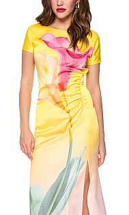 Платье с принтом