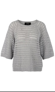 Ажурный пуловер