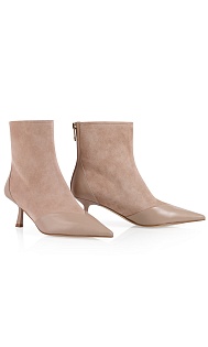 Ботильоны из кожи