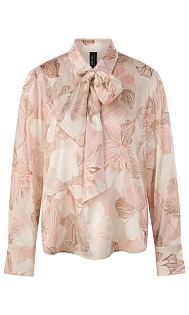 Шелковая блуза с принтом