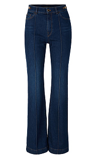Расклешенные джинсы Marc Cain, UC82.02D64/357-A, тема New 60s Mood, сезон Весна-Лето 2023