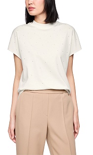 Футболка со стразами