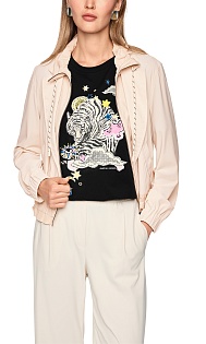 Куртка на молнии с лацканами