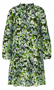 Платье с цветочным принтом Marc Cain, SC21.15W72/527-D, тема Sky Over Meadow, сезон Весна-Лето 2022