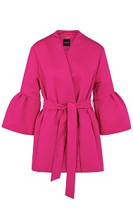 Пальто с рукавами-буфами