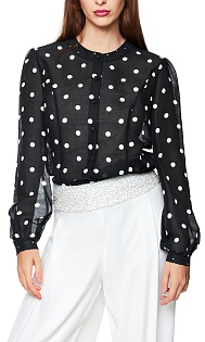 Блуза в горошек