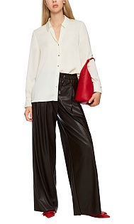 Блуза из струящейся ткани