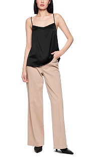 Топ на бретелях с кружевом