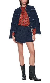 Юбка-шорты букле