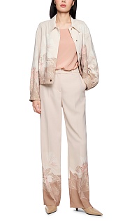 Широкие брюки с принтом