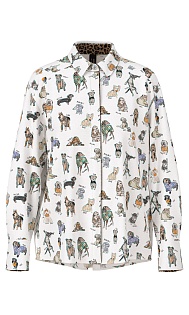 Блуза с принтом