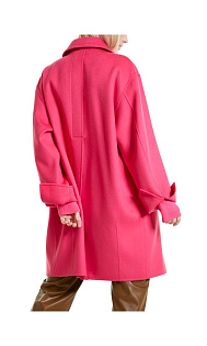 Пальто из шерсти Marc Cain, SC12.01W03/245-A, тема Pink Prelude, сезон Весна-Лето 2022