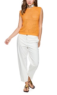 Ажурный топ из хлопка