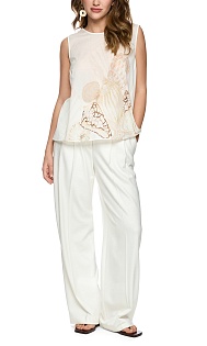 Топ с принтом