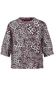 Блуза с принтом