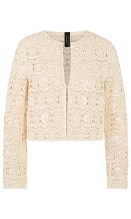 Ажурный жакет с бисером