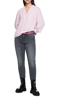 Блуза из струящейся ткани