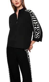 Пуловер с принтом