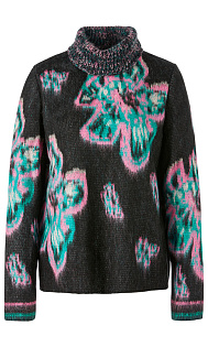 Пуловер с цветочным принтом Marc Cain, TC41.46M43/900-F, тема From Another Land, сезон Осень-Зима 2022