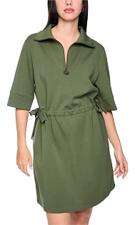 Спортивное платье с поясом