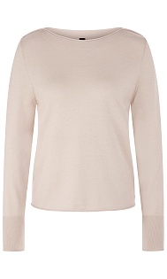 Пуловер из шерсти с люрексом