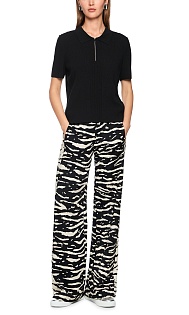 Поло из шерсти и вискозы