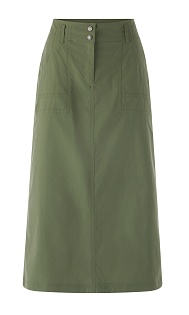 Юбка миди с разрезом