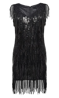 Платье с пайетками