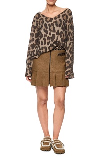 Пуловер с принтом