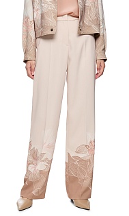 Широкие брюки с принтом