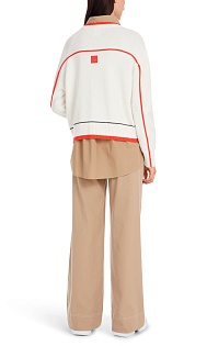 Пуловер с принтом