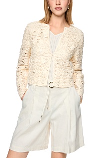 Ажурный жакет с бисером