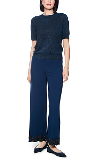 Пуловер с люрексом