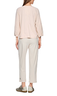 Блуза с укороченными рукавами