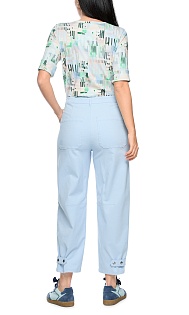 Широкие брюки из хлопка