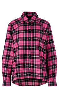 Рубашка в клетку Marc Cain, TS51.05W12/244-B, тема Call It Pink, сезон Осень-Зима 2022