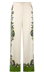 Брюки с принтом