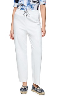 Укороченные брюки на кулиске