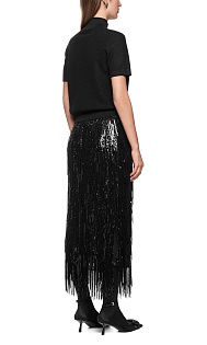 Юбка с пайетками