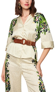 Блуза с принтом