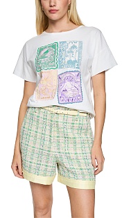 Футболка с принтом